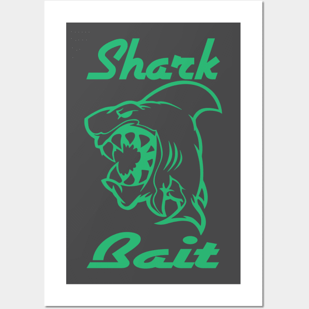 Shark Bait Wall Art by Fisherbum